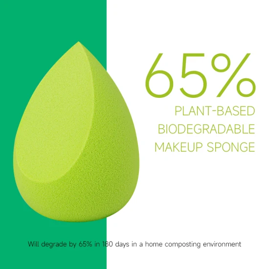 지속 가능한 포장을 갖춘 맞춤형 모양 뷰티 블렌더 생분해성 메이크업 스펀지